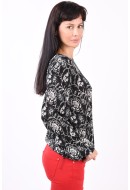 Bluza Dama Only Onlhelka Black Wild Flowers